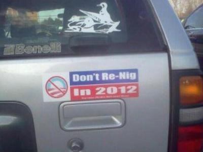 Racist Bumper Sticker