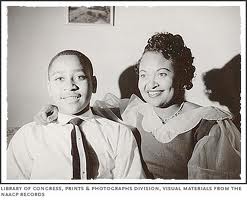 Emmett Till & his mother