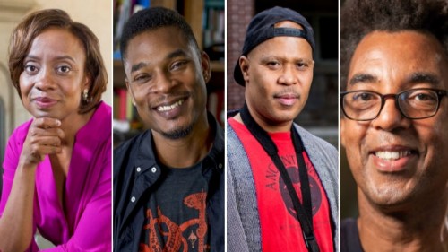 MacArthur 2014 “genius” grant recipients Jennifer Eberhardt, Terrance Hayes, Steve Coleman and Rick Lowe 
COURTESY OF THE JOHN D. AND CATHERINE T. MACARTHUR FOUNDATION