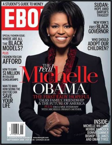 Ebony cover M. Obama