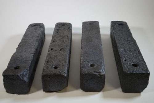 Ballast blocks from the Saõ José slave ship, which sank in December of 1794 off the coast of South Africa. The Slave Wrecks Project