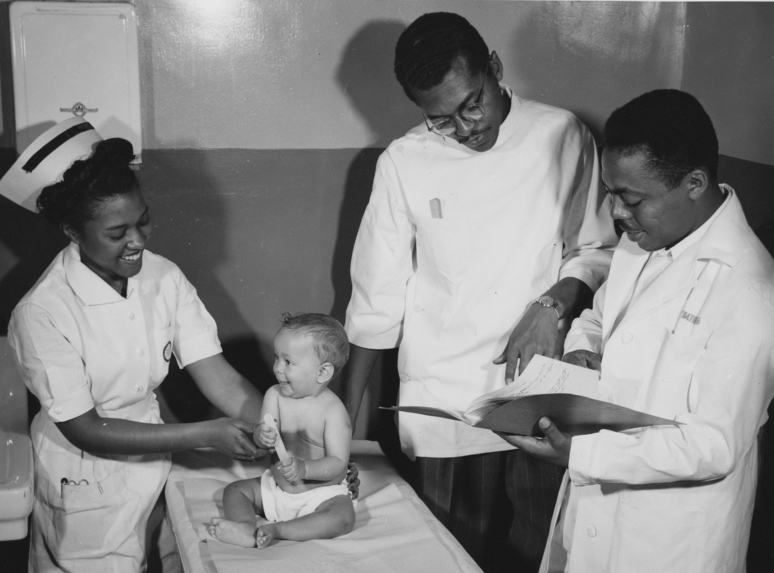 Meharry Medical College, a Historically Black College/University (HBCU) in 1948. HBCUs have played an historical role in enhancing equal educational opportunity for all students.

More than 80% of all black Americans who received degrees in medicine and dentistry were trained at the two traditionally black institutions of medicine and dentistry: Howard University and Meharry Medical College. Today, these institutions still account for 19.7% of degrees awarded in medicine and dentistry to black students.