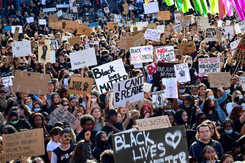 BLM protesters