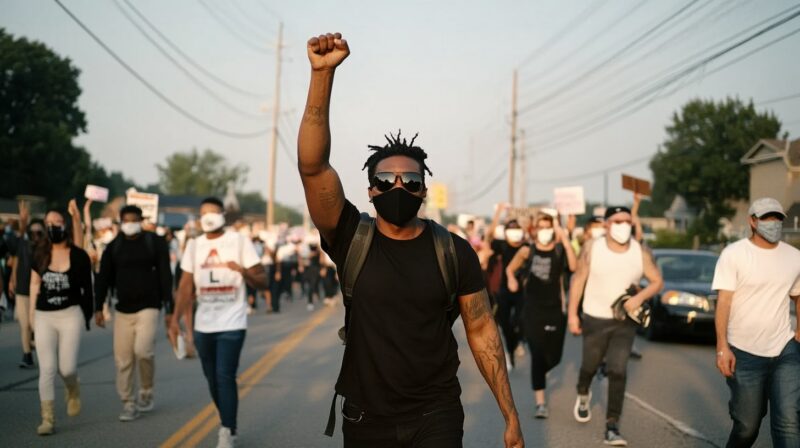 BLM march in Kenosha