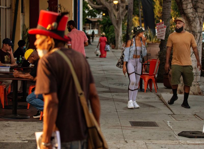 Leimert Park sidewalk