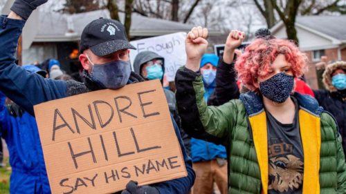 andre.0 Andre Hill protest/vigil