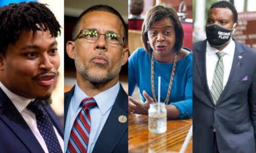 Malcolm Kenyatta in Philadelphia, PA, on November 1, 2019. (Photo by Bastiaan Slabbers/NurPhoto via Getty Images) Rep. Anthony G. Brown in the Capitol Wednesday July 18, 2018. (Photo By Sarah Silbiger/CQ Roll Call) Cheri Beasley in Durham, North Carolina on July 7, 2021. (Photo by Allison Lee Isley for The Washington Post via Getty Images) Lee Merritt on June 4, 2020 in Brunswick, Georgia. (Photo by Sean Rayford/Getty Images)