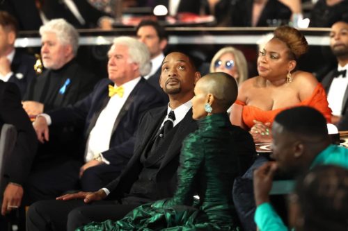 Will Smith and Jada Pinkett Smith at the Oscars before things got heated. (Robert Gauthier/Los Angeles Times)