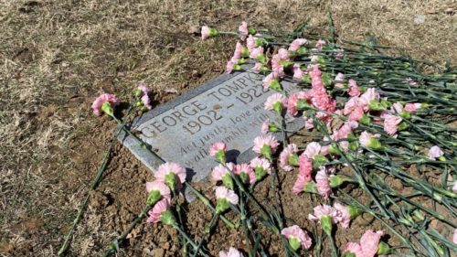 George Tompkins is laid to rest at Floral Park Cemetery in Indianapolis (WTHR)