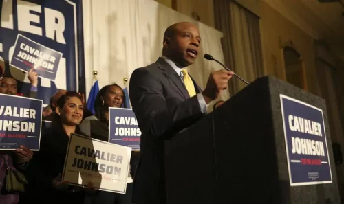 Just six years after becoming an alderman, Cavalier Johnson is now mayor of Milwaukee. (Angela Peterson/Milwaukee Journal Sentinel)