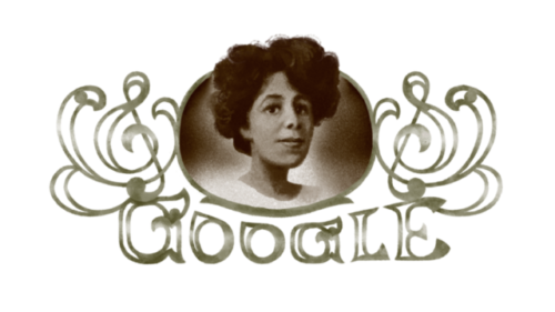 Google recognized a historic piano recital by Amanda Aldrige with this Doodle.