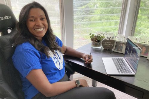 A Black and Indigenous teacher from Minneapolis, Lindsey West recognizes the seniority language as one piece of the overall mission to improve education. (AP Photo/Steve Karnowski)