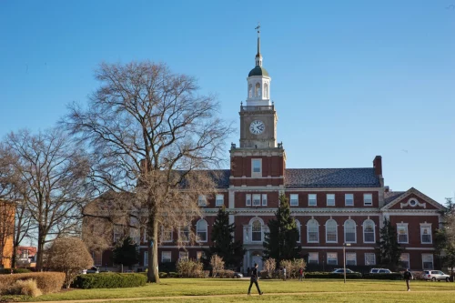 The Founder's Library at Howard University in Washington, D.C. (Evelyn Hockstein / The Washington Post via Getty Images)