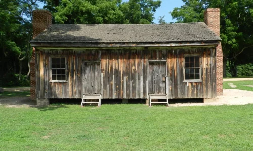 A slave cabin at the Wilton House Museum in Hartfield, Virginia, is not available for rent. (Stephen Foster / Wilton House Museum)