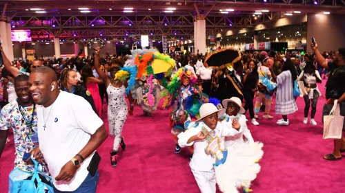 A performance during the 2022 Essence Festival of Culture on July 3, 2022, in New Orleans. (Paras Griffin/Getty Images for Essence)