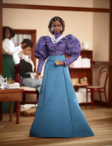 The Madam C.J. Walker doll from Mattel’s Barbie Inspiring Women Series. (Mattel)