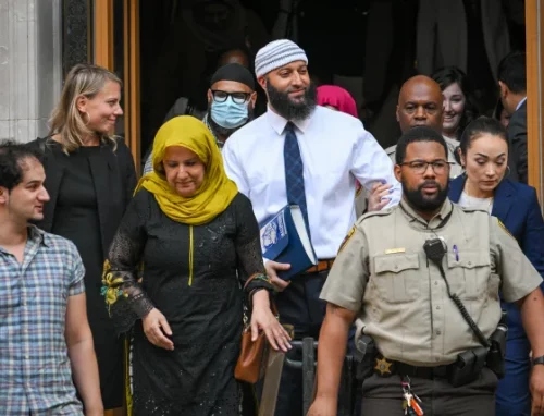 Adnan Syed leaves the courthouse after his first-degree murder conviction in the 1999 killing of Hae Min Lee was overturned. (Jerry Jackson / TNS via Getty Images)