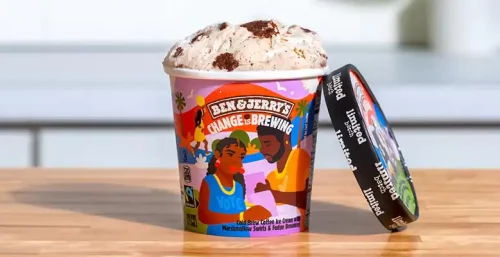 "Change is Brewing" is the new limited batch flavor from the ice cream company