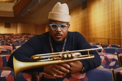 Composer and trumpeter Etienne Charles will write a piece about the history of the  Lincoln Center. (Lawrence Sumulong/Courtesy of Lincoln Center)