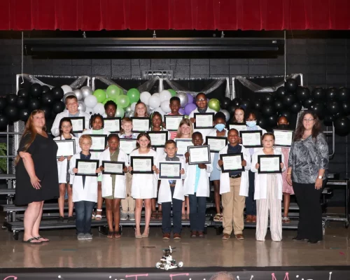 Conerly inspired her students with a white coat ceremony (Gray’s Southern Image Photography)