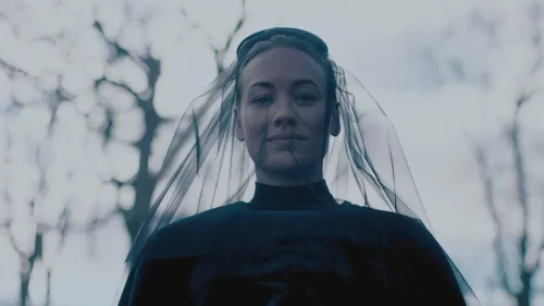 Yvonne Strahovski as Serena Joy Waterford in "The Handmaid's Tale." (Photo courtesy of Hulu)
