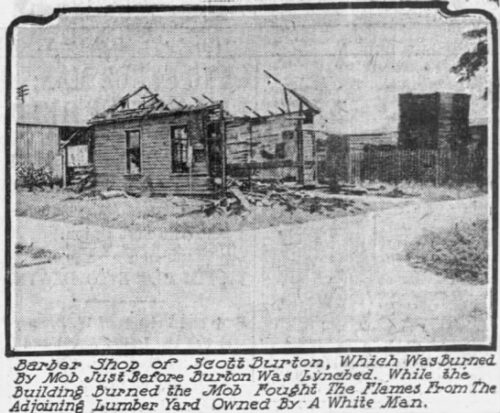 Scott Burton was a victim of racialized violence during the Springfield Massacre (Chicago Tribune)
