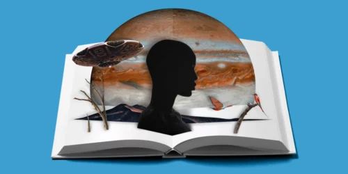 Not too long ago, Black authors were told "Black people don’t like sci-fi." Now, Afrofuturism is part of mainstream culture. (Lauren Schatzman / NBC News)