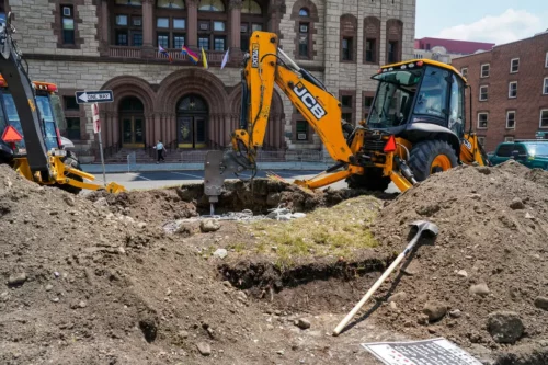 Albany decided to remove a statue of Philip J. Schuyler that had stood outside City Hall because he owned enslaved people. (Cindy Schultz for The New York Times)