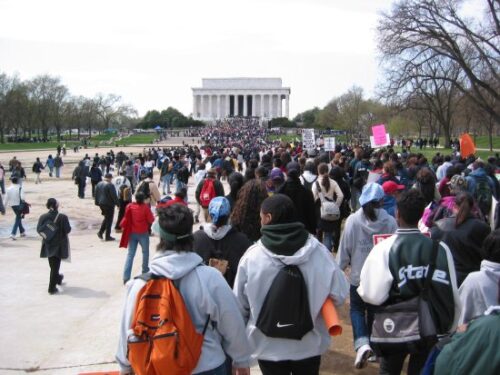 Affirmative Action proponents have been protesting to keep the policy for over a decade (Joseluis89, CC BY-SA 3.0)