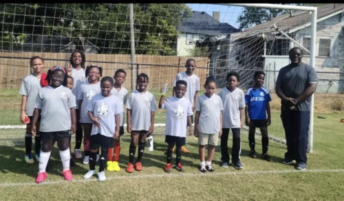 Soccer enrichment program with students of Black Homeschoolers of Birmingham