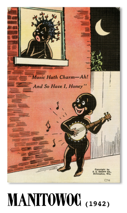 Music Hath Charm postcard - Manitowoc, WI