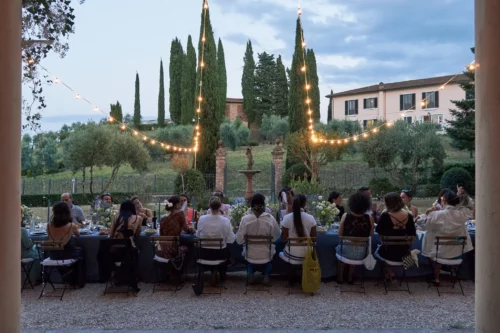 Artists gather at a hotel in Tuscany to celebrate Black queer artists. (Enea Arienti)