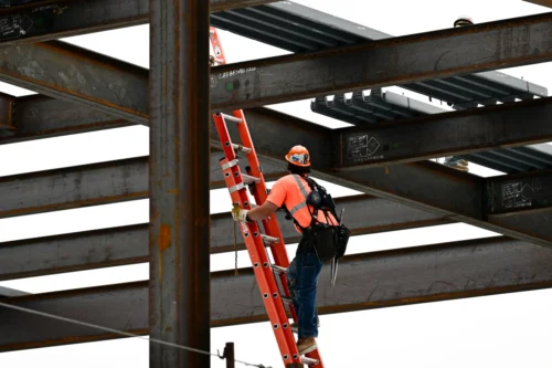 Black construction worker