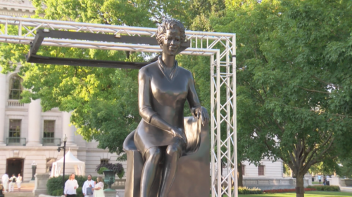 Vel Phillips statue in Madison, WI