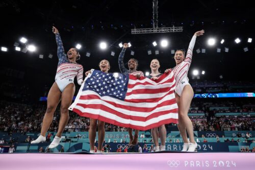 America's brand increasingly revolves around diversity. both in swimming and gymnastics.