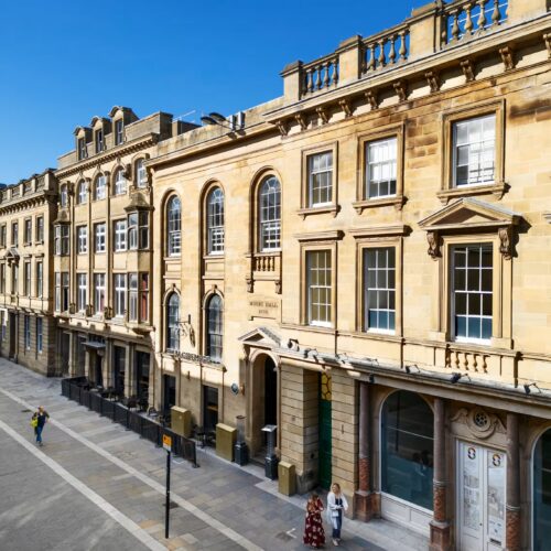 Among the buildings Douglass visited, along with other figures in the civil rights movement, was the music hall at Nelson Street in Newcastle. (The Historic England Archive)