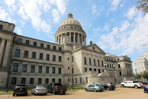 The Justice Department said it is seeking back pay and compensatory damages, in addition to other relief, from the state Senate. (Peter Forest / Getty Images for MoveOn & Emmett Till Legacy Foundation)