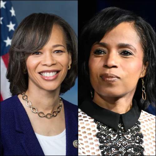 Senators-elect Angela Alsobrooks and Lisa Blunt Rochester. (Maryland GovPics/United States Government)