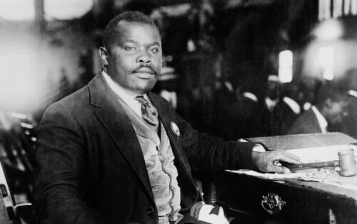 Jamaican born African American nationalist Marcus Garvey, circa, 1920. (Library of Congress)