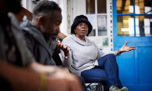 Resident Jeannette Francis explains why some peopel vote for the Labour Party to stay in their comfort zone, despite a lack of progress (Christopher Thomond/The Guardian)