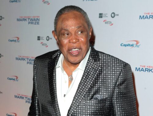 Sam Moore arrives at the Kennedy Center for the Performing Arts for the 18th annual Mark Twain Prize for American Humor in Washington, Oct. 18, 2015. (Owen Sweeney/Invision/AP)