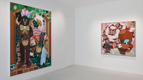 Artist Derrick Adams' work is currently on display in London (Prudence Cuming Associates Ltd/Courtesy Gagosian)