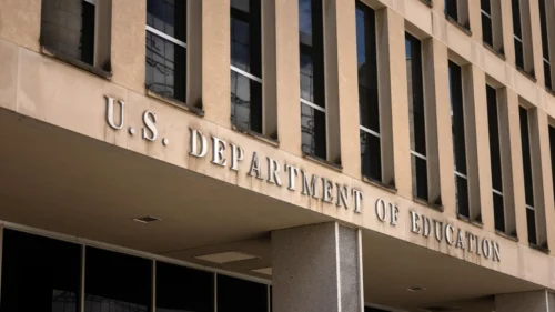 The US Department of Education building in Washington, DC. (Tierney L. Cross/Getty Images)