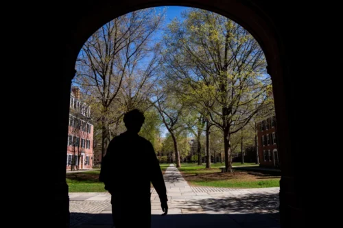 The campus of Yale University seen in New Haven, Conn. Yale is one of 45 colleges that are under investigation for allegedly engaging in "race-exclusionary practices." (Joe Buglewicz/Bloomberg via Getty Images)