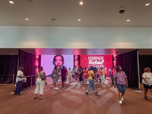 IMG_4391 Essence Fest typically draws almost half a million visitors to New Orleans each year, but some local residents say the event's economic impact doesn't trickle down to the wider Black community. (Adam Mahoney/Capital B)