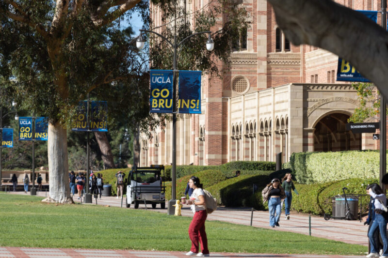 UCLA campus in westwood on Nov. 18, 2023.