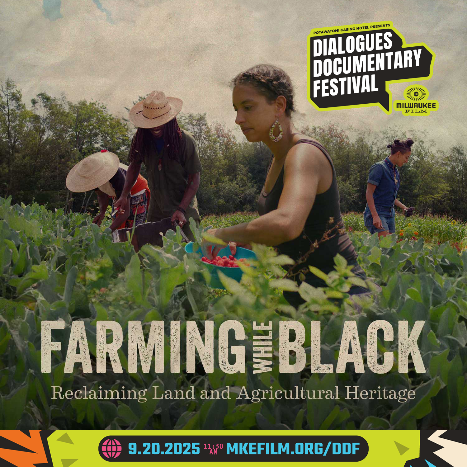 Promotional artwork for the film Farming While Black