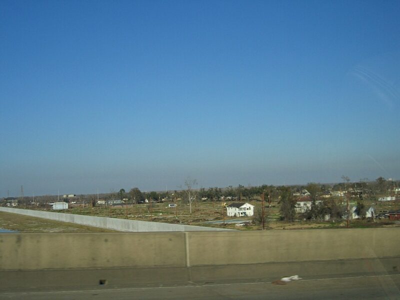 The Ninth Ward after Hurricane Katrina